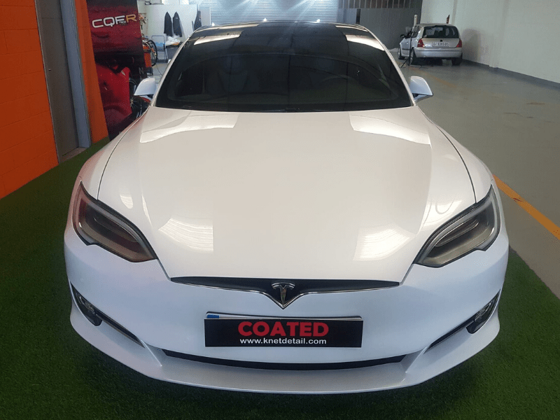 Ceramic coating Tesla Knet Detail